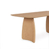 Mesa Kimberly 200 cm Roble – detalle de la pata