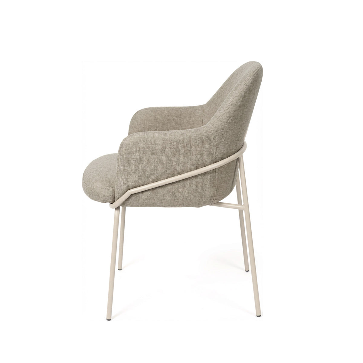 Cadeira Abigail Bege taupe