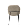 Cadeira Abigail Preto taupe