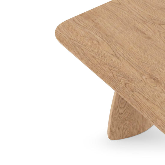Mesa Kimberly 200 cm Roble – detalle de la esquina