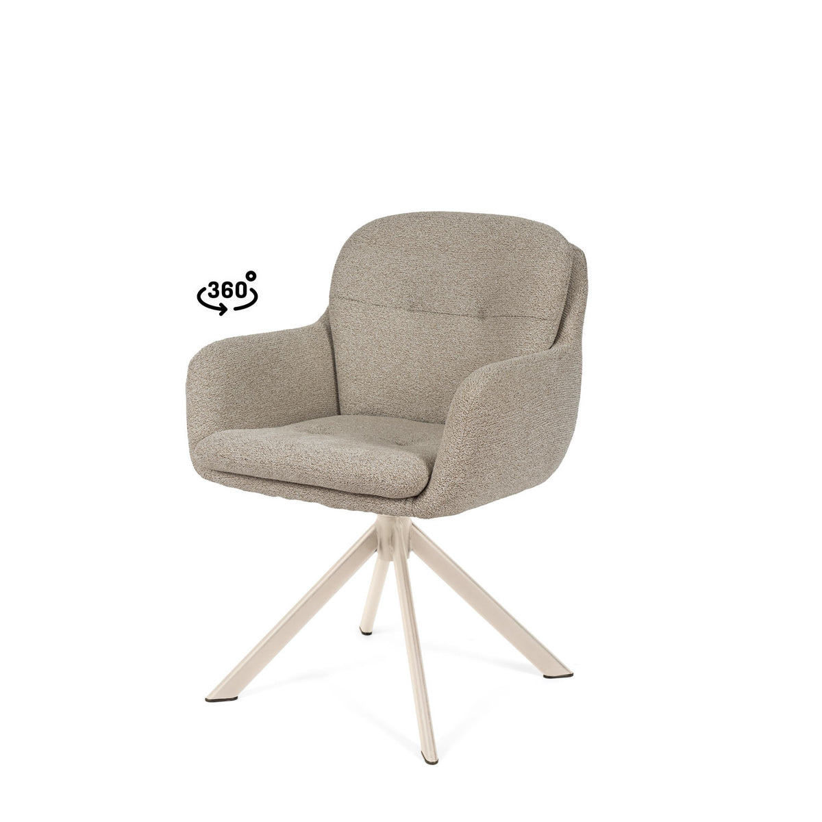 Cadeira Silvi Bege – Taupe
