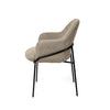 Cadeira Abigail Preto taupe