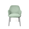 Cadeira Abigail Preto menta