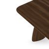 Mesa Kimberly 200 cm Nogal – detalle de la esquina