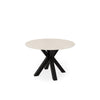 Mesa Fiorella 100 cm travertino e preto – imagem 2