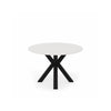 Mesa Fiorella 100 cm creta e preto – imagem 2