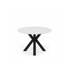 Mesa Fiorella 120 cm Creta y negro – imagen 2