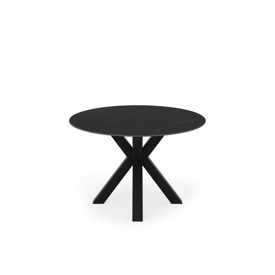 Mesa Fiorella 120 cm Sahara y negro – imagen 2