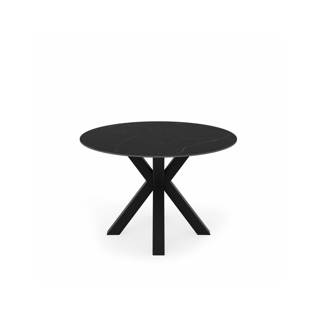 Mesa Fiorella 120 cm Sahara y negro – imagen 2