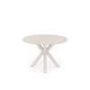 Mesa Fiorella 120 cm travertino e bege – imagem 2