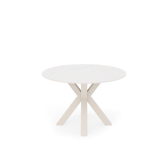 Mesa Fiorella 120 cm creta e bege – imagem 2