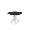 Mesa redonda Fiorella 120 cm sahara com base bege