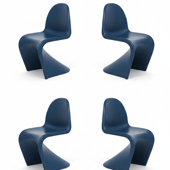Cadeiras azul escuro x4
