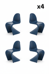 Cadeiras azul escuro x4