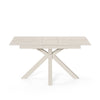 Mesa Lori 160 cm Travertino – con la extensión abierta