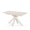 Mesa Lori 160 cm Travertino – vista en perspectiva