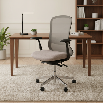Rotterdam Taupe em escritório elegante