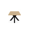 Mesa Sandy 180 cm carvalho e preto – imagem 3