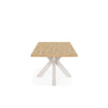 Mesa Sandy 140 cm carvalho e bege – imagem 3
