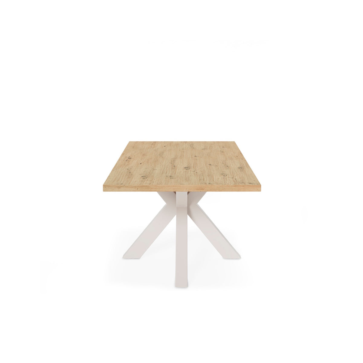 Mesa Sandy 140 cm carvalho e bege – imagem 3