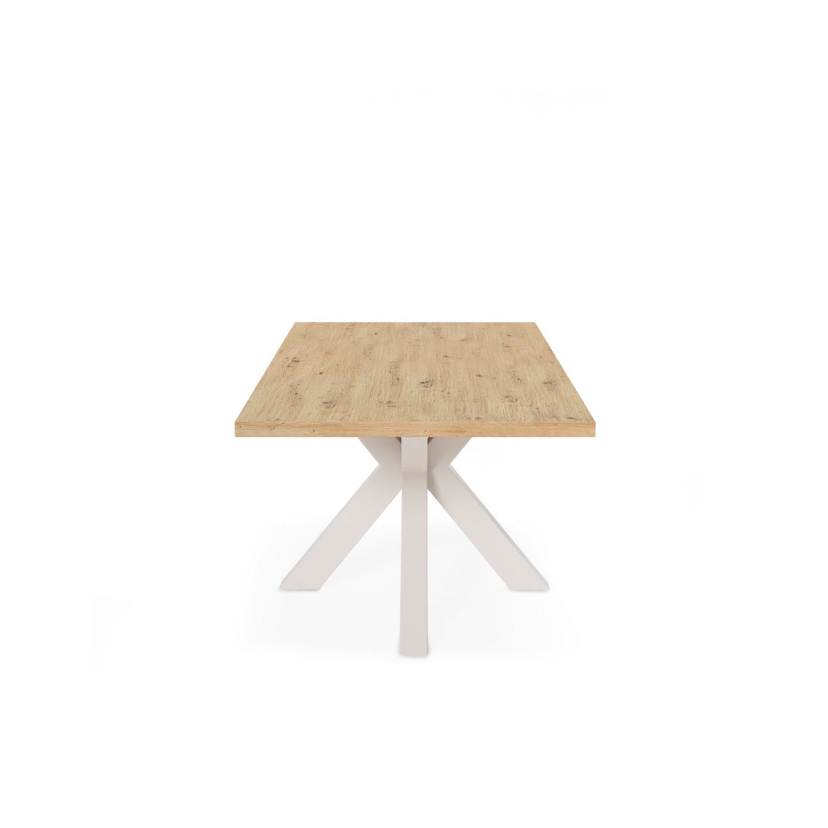 Mesa Sandy 180 cm carvalho e bege – imagem 3