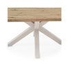 Mesa Sandy 200 cm carvalho e bege – pormenor